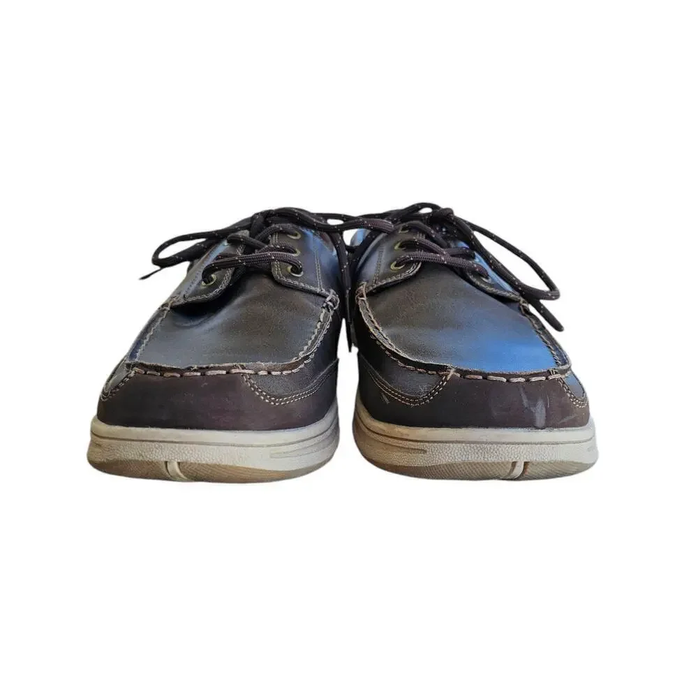 Magellan Outdoors Leather Boat Shoes Brown Size 13D
